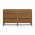 Torme 6-Drawer Double Dresser - Smoked Oak