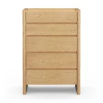 Torme 5-Drawer Chest - White Oak