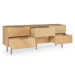 Nera 6-Drawer Double Dresser - Walnut