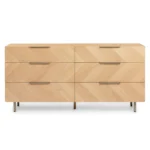 Nera 6-Drawer Double Dresser - Oak