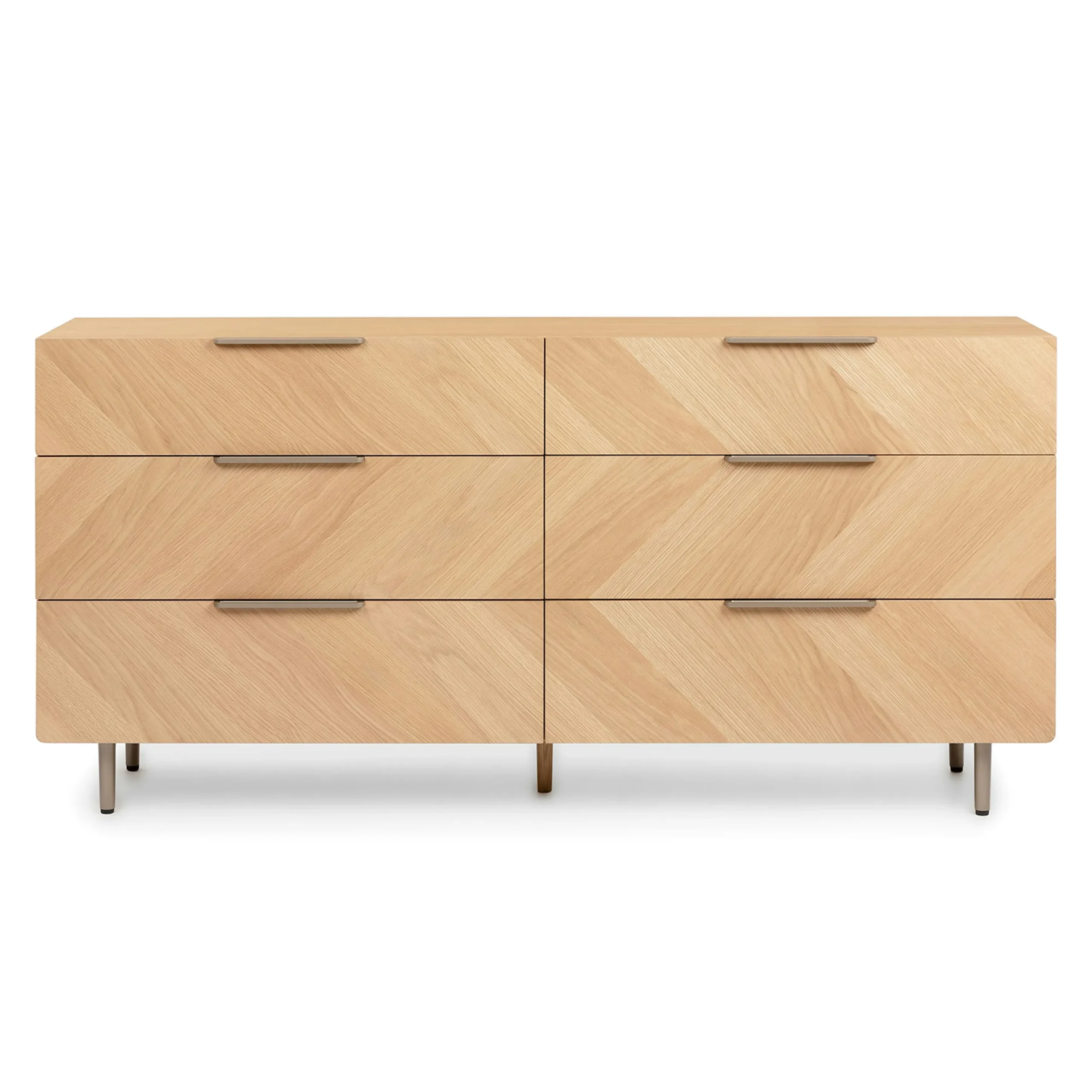 Nera 6-Drawer Double Dresser - Oak - Image 5