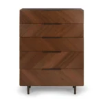 Nera 5-Drawer Chest - Walnut