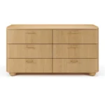 Miila 6-Drawer Double Dresser - White Oak