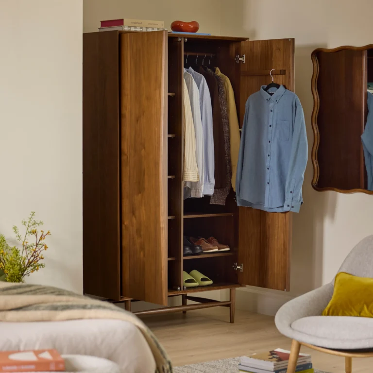 Lenia Armoire - Walnut