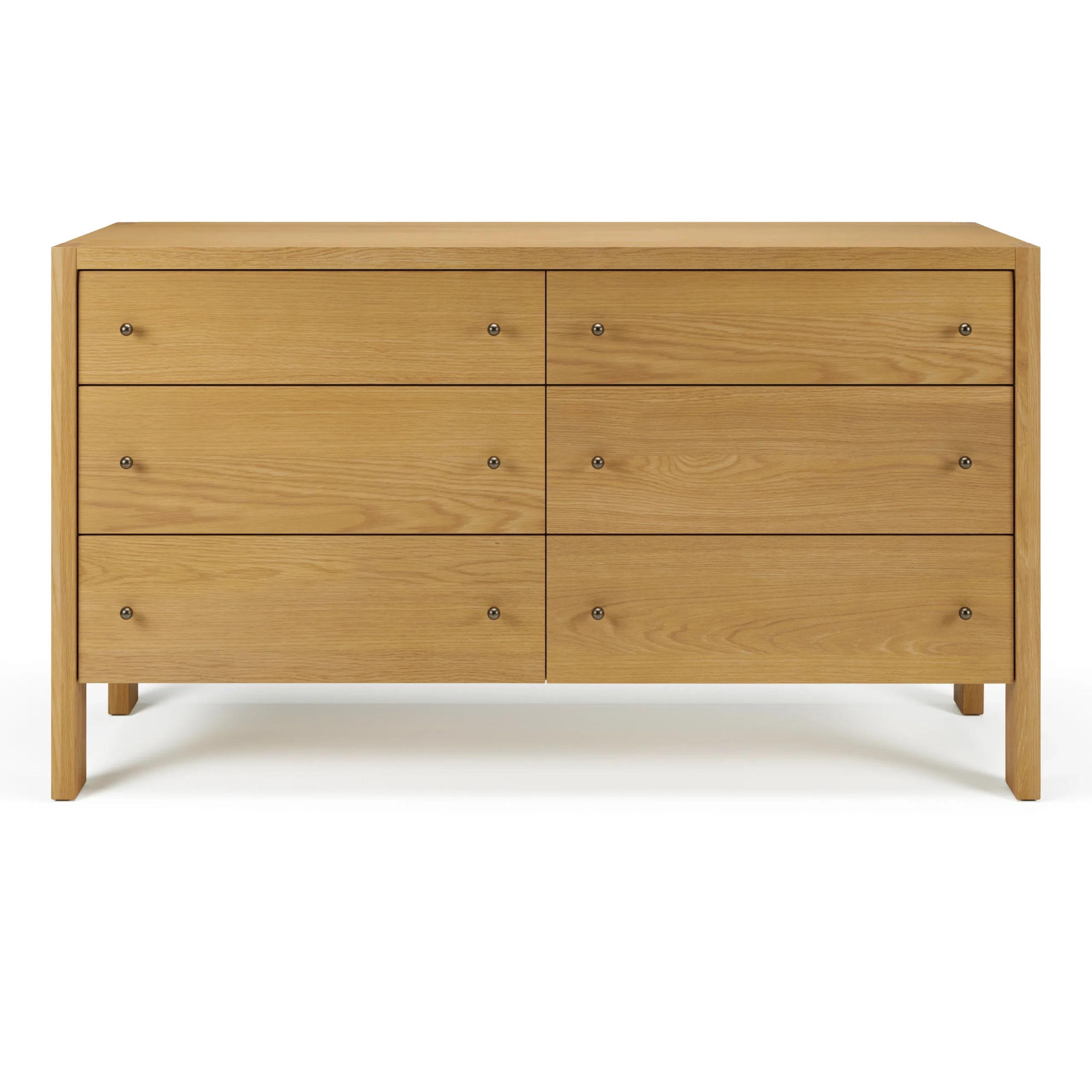 Cassie 6-Drawer Double Dresser - Natural Oak - Image 5