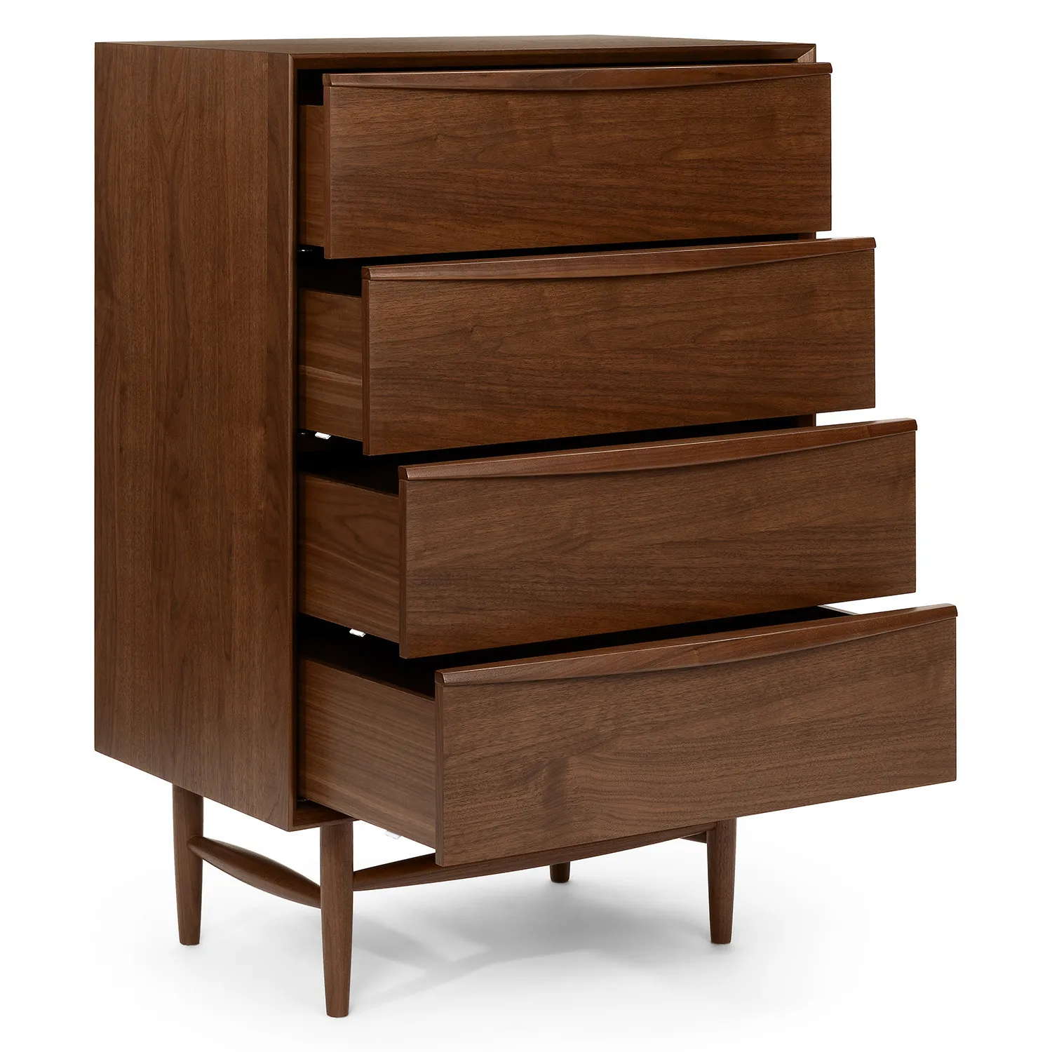 Lenia 4-Drawer Chest - Walnut - Image 5