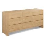 Leif 9-Drawer Triple Dresser - White Oak