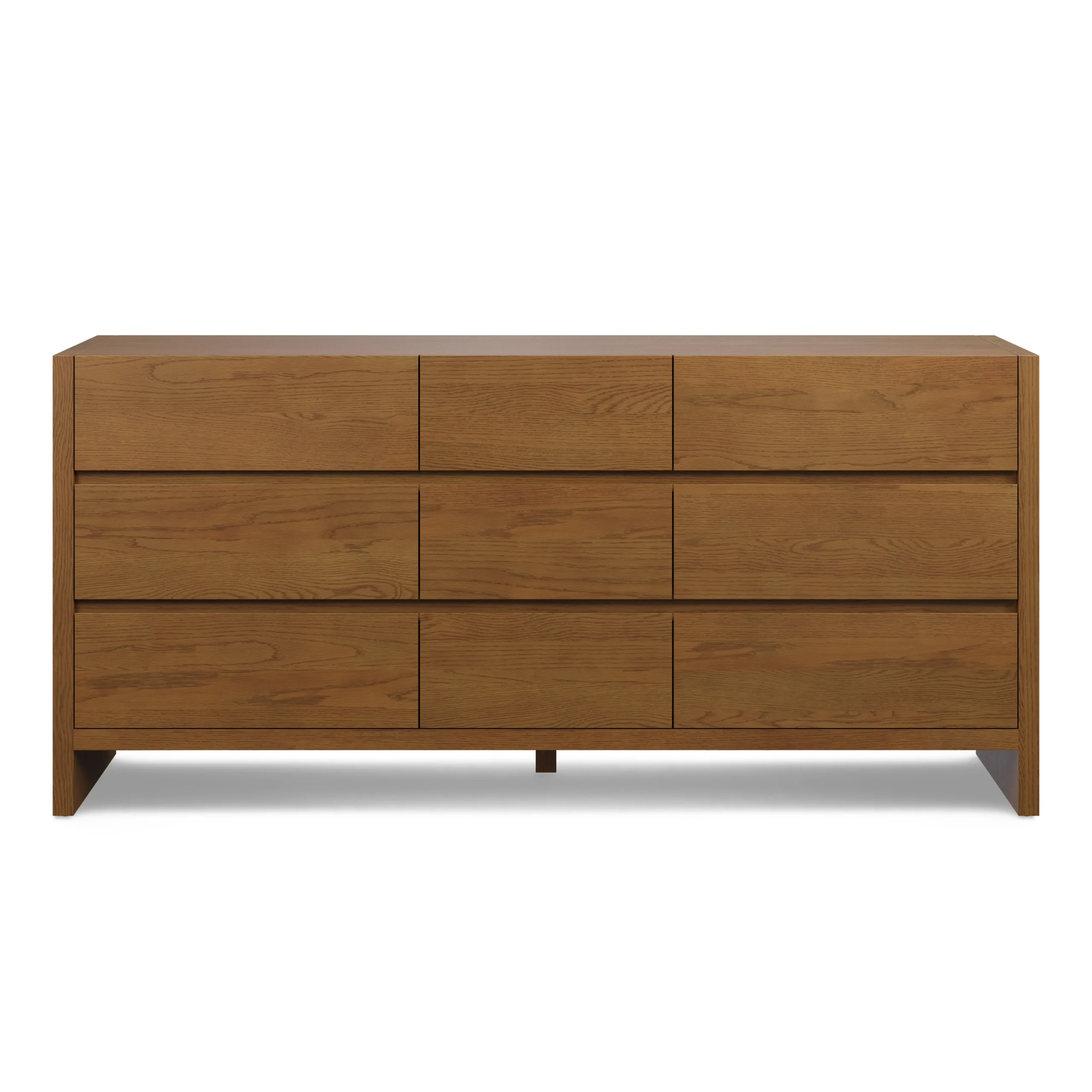 Leif 9-Drawer Triple Dresser - Smoked Oak - Image 5
