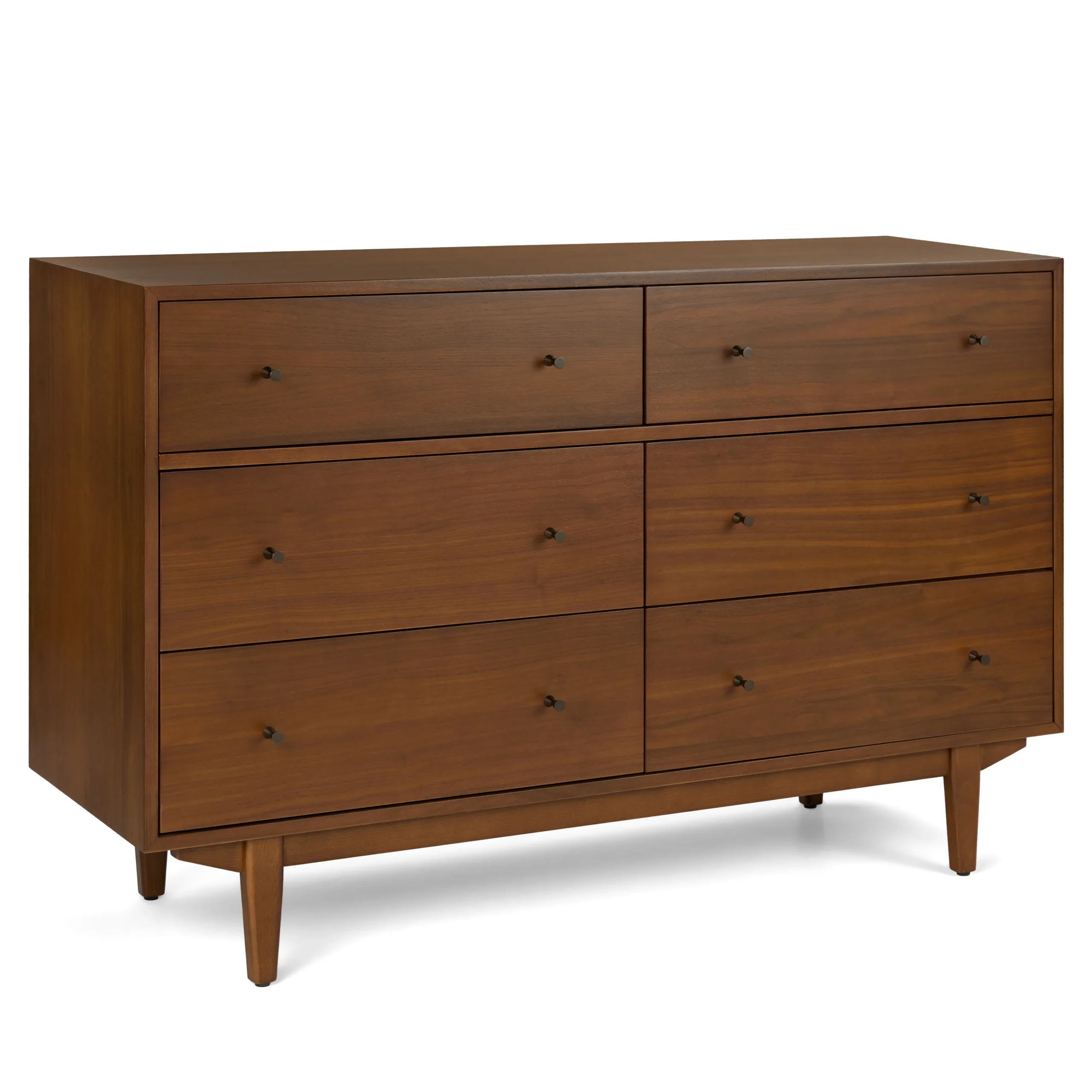 Cooper 6-Drawer Double Dresser - Walnut - Image 5