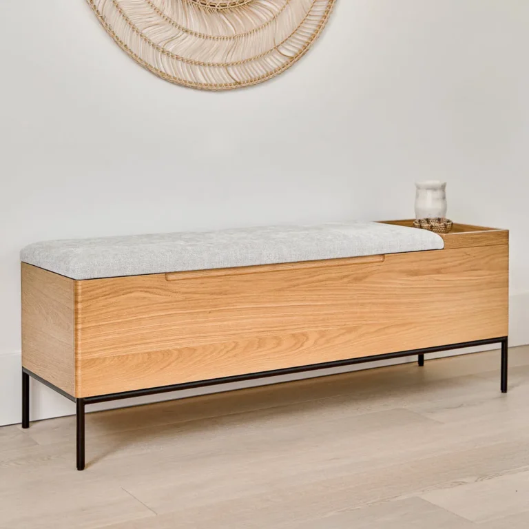 Thari 53_ Bench - Oak and Everest Gray