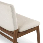 Nosh 51.5_ Bench - Walnut and Chalk Gray