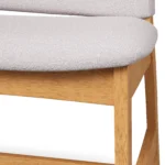 Nosh 51.5_ Bench - Oak and Ratine Ivory