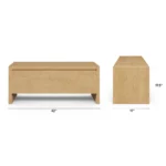 Leif 42_ Storage Bench - White Oak