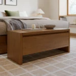 Leif 42_ Storage Bench - Smoked Oak