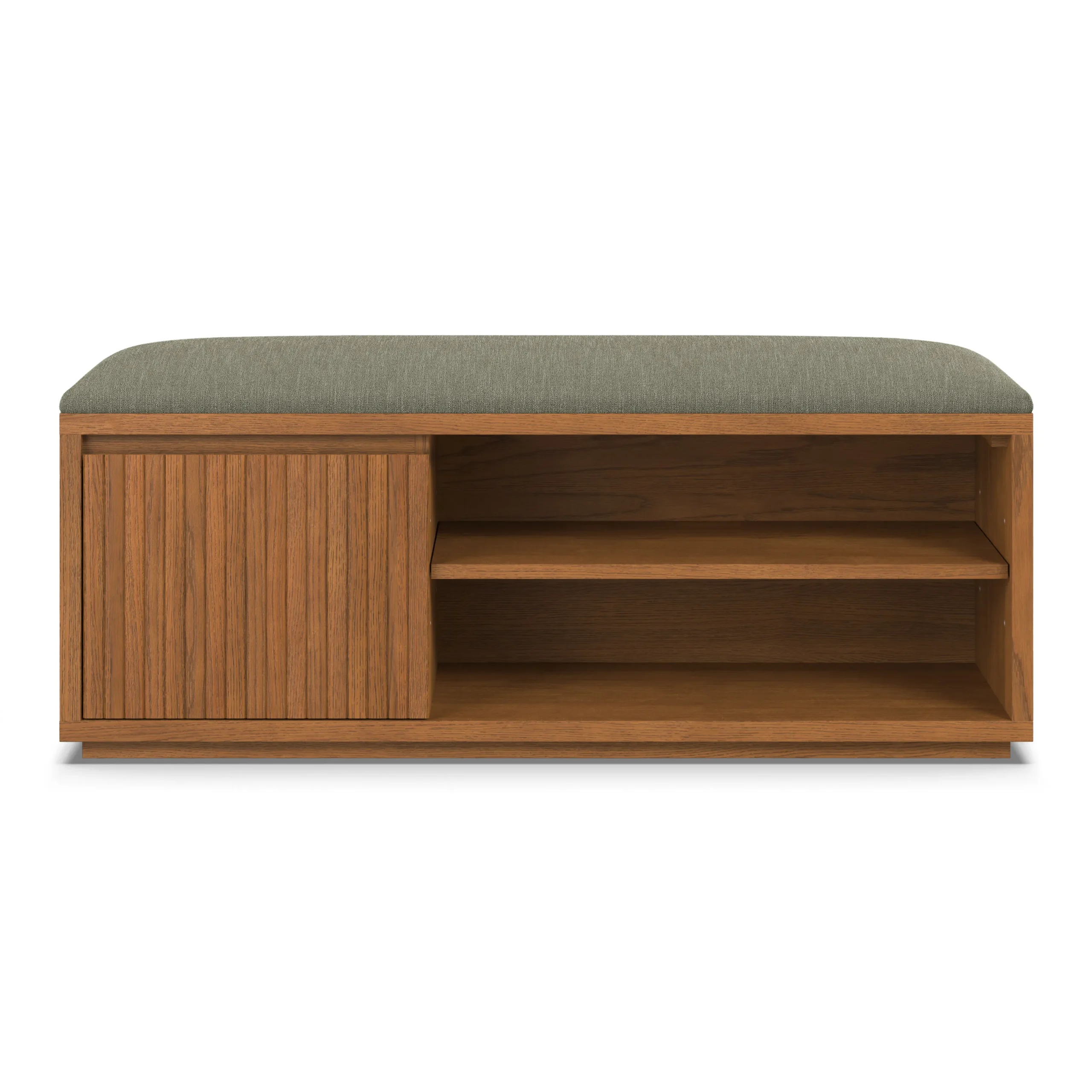 Kouva 47_ Bench - Smoked Oak and Algonquin Green - Image 6