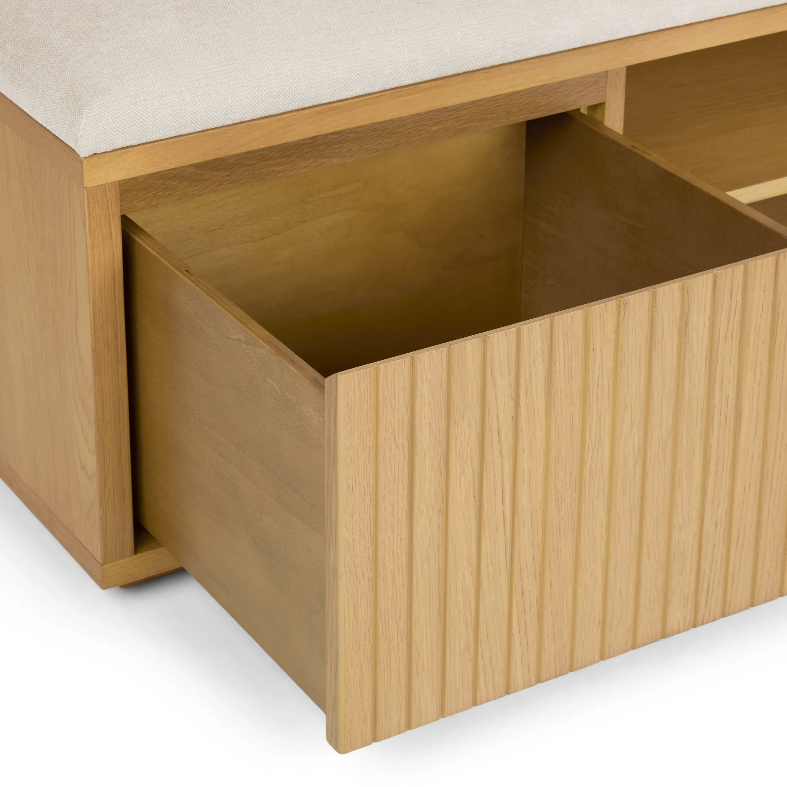 Kouva 47_ Bench - Natural Oak and Santolina Gray - Image 5