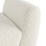 Gabriola 60_ Bench - Ivory Bouclé