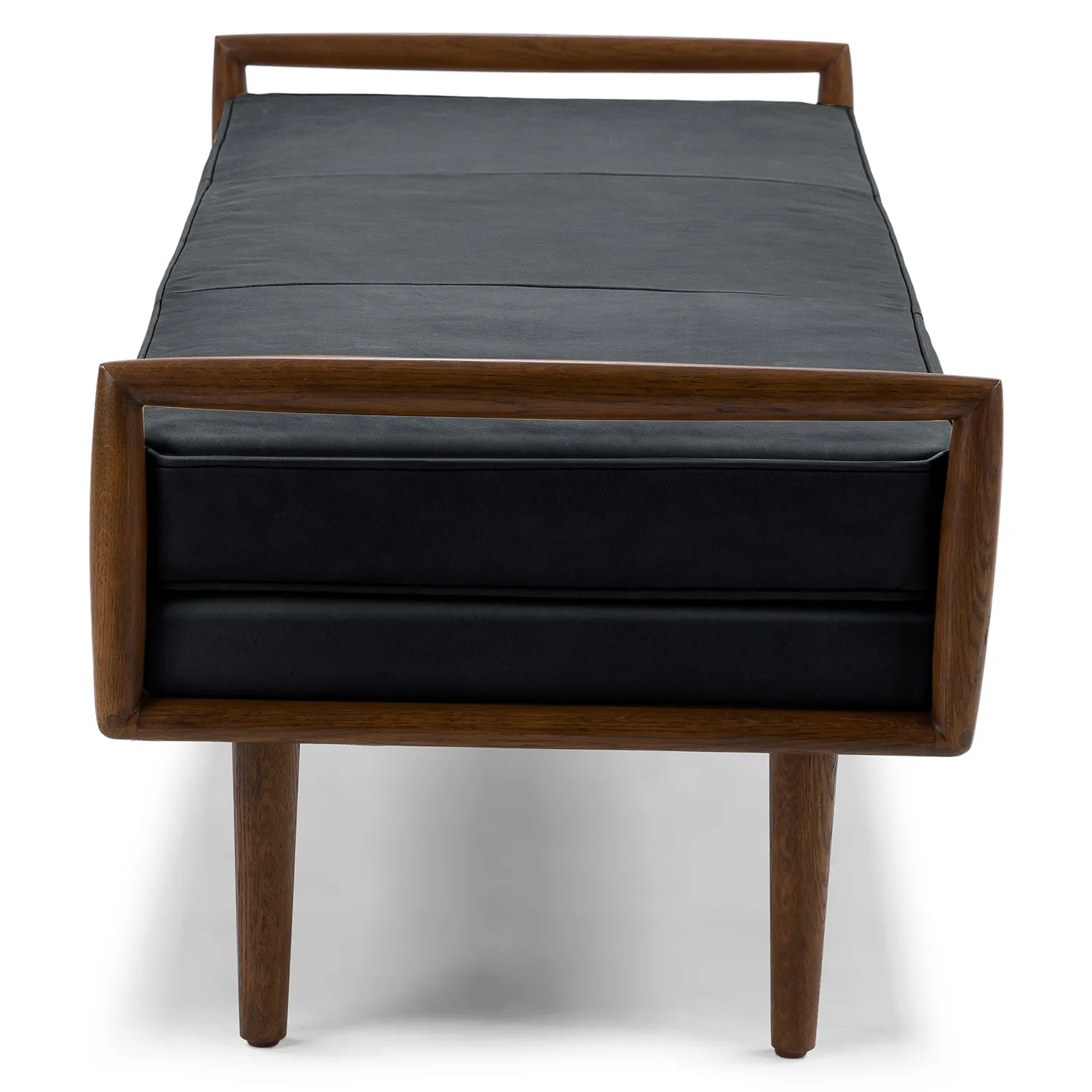 Ansa 54_ Leather Bench - Charme Black - Image 5