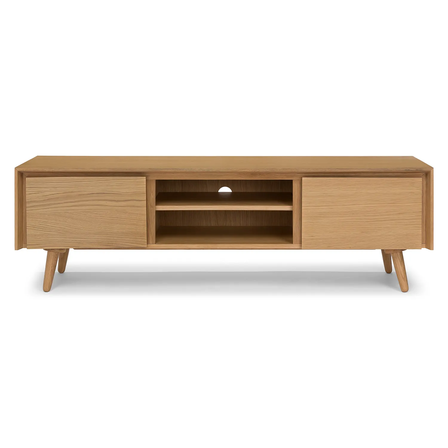 Seno 63_ Low Media Unit - Oak - Image 3
