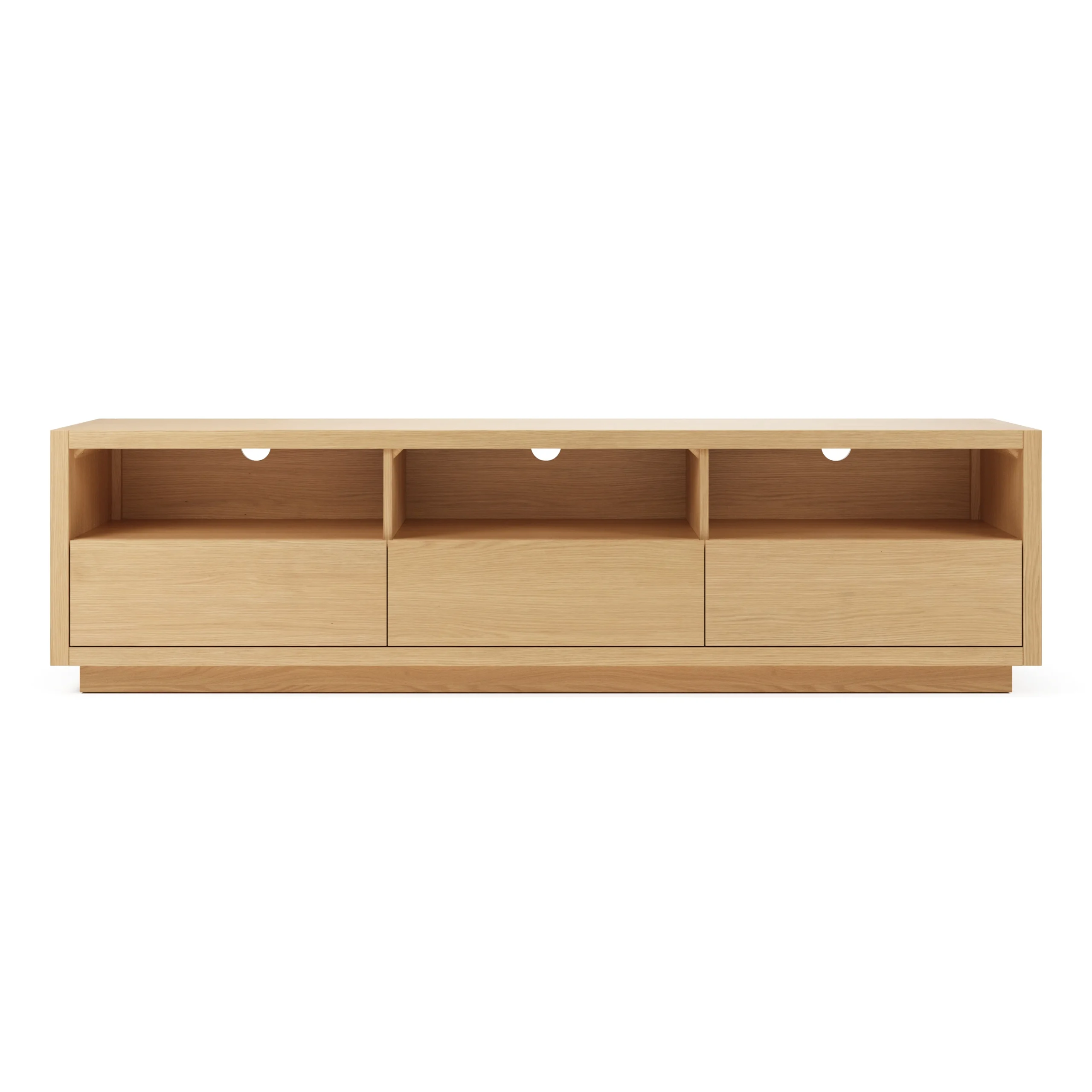 Leif 80_ Media Unit - White Oak - Image 3