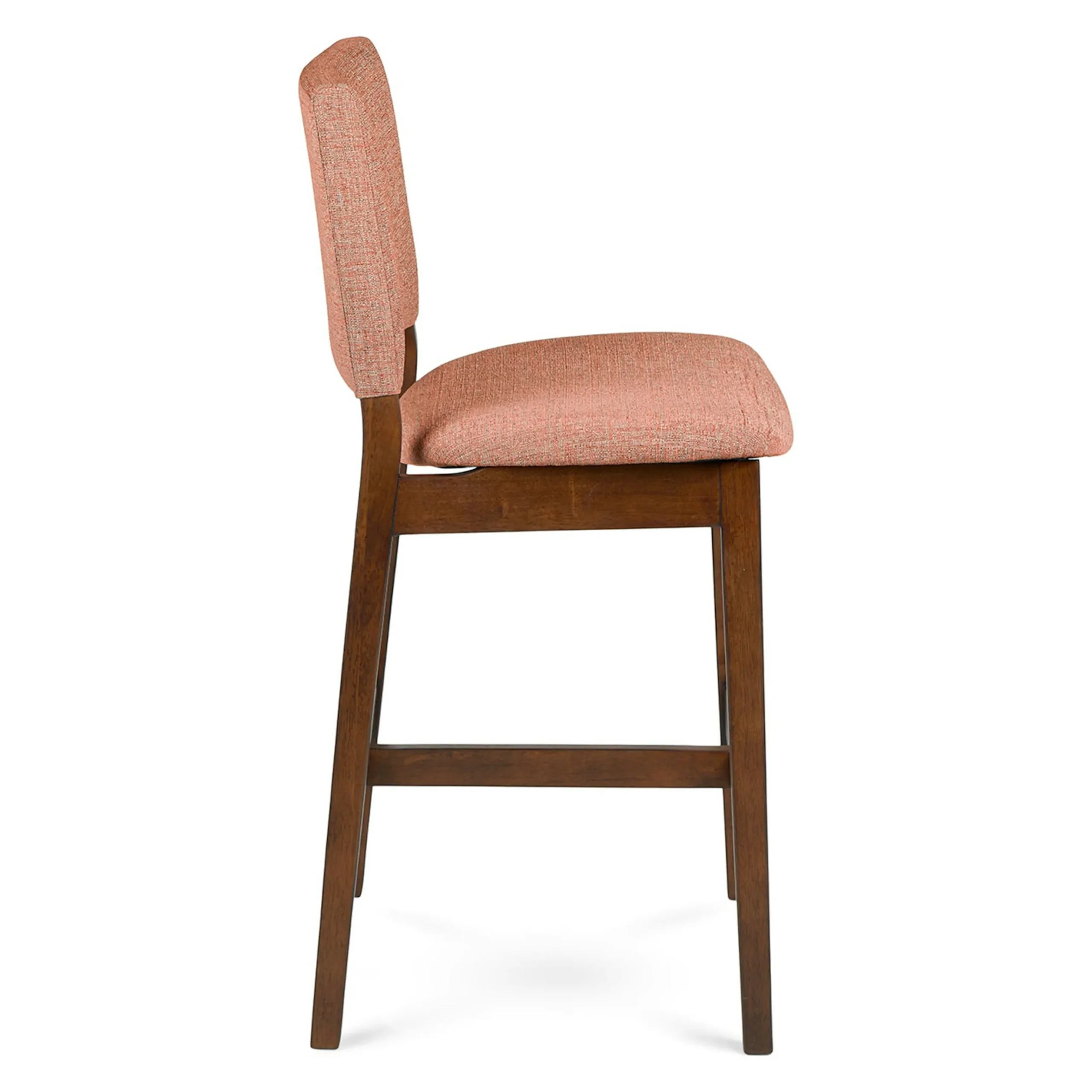 Nosh Counter Stool - Walnut and Rosehip Orange - Image 5