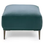 Abisko 45.5_ Velvet Ottoman - Plush Pacific Blue