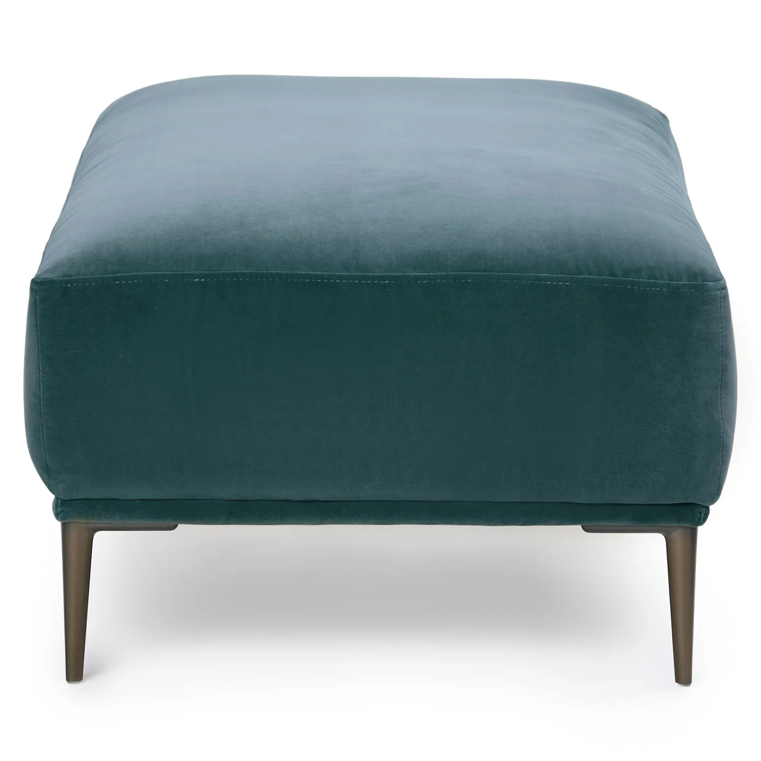 Abisko 45.5_ Velvet Ottoman - Plush Pacific Blue - Image 5