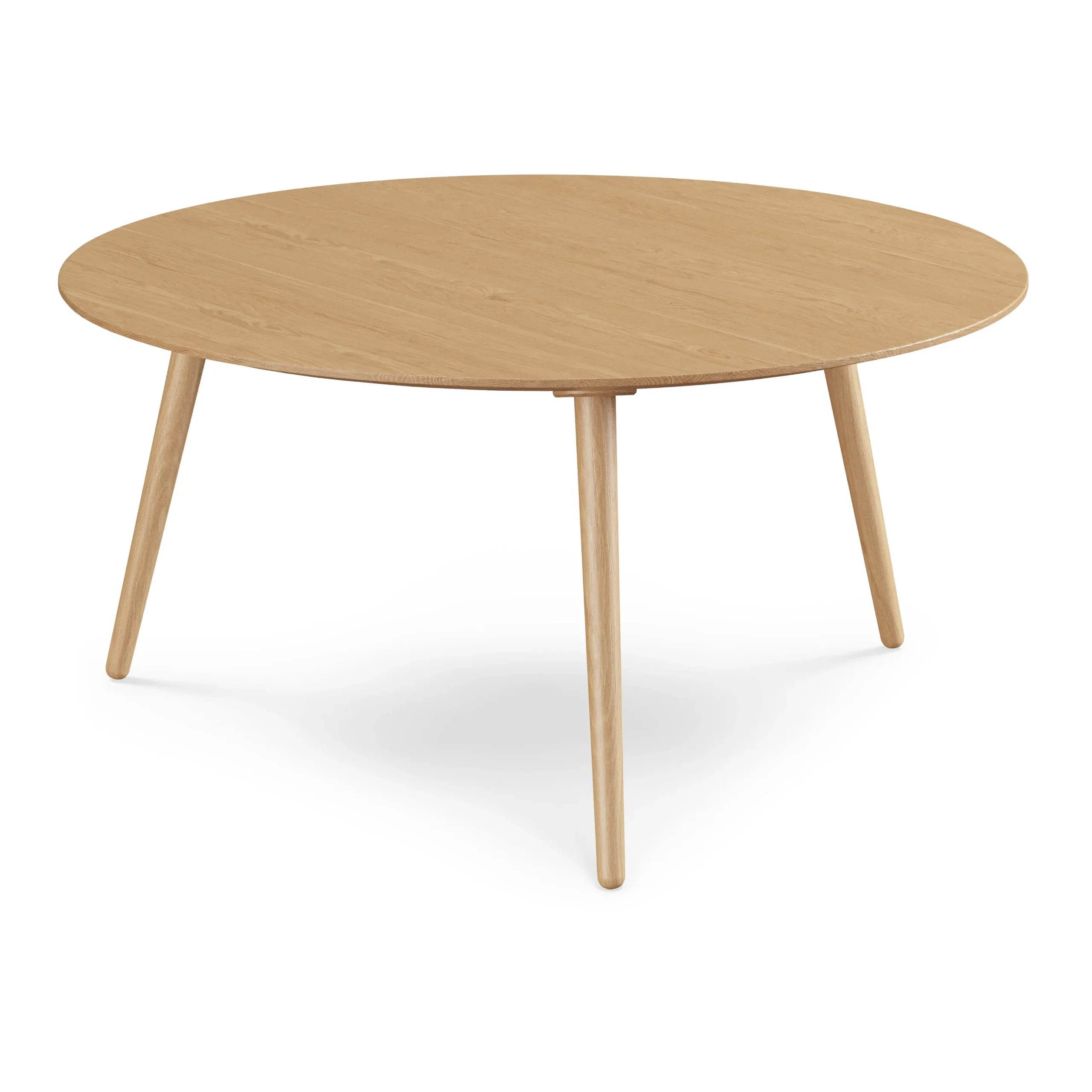 Amoeba 35.5_ Round Coffee Table - White Oak - Image 2