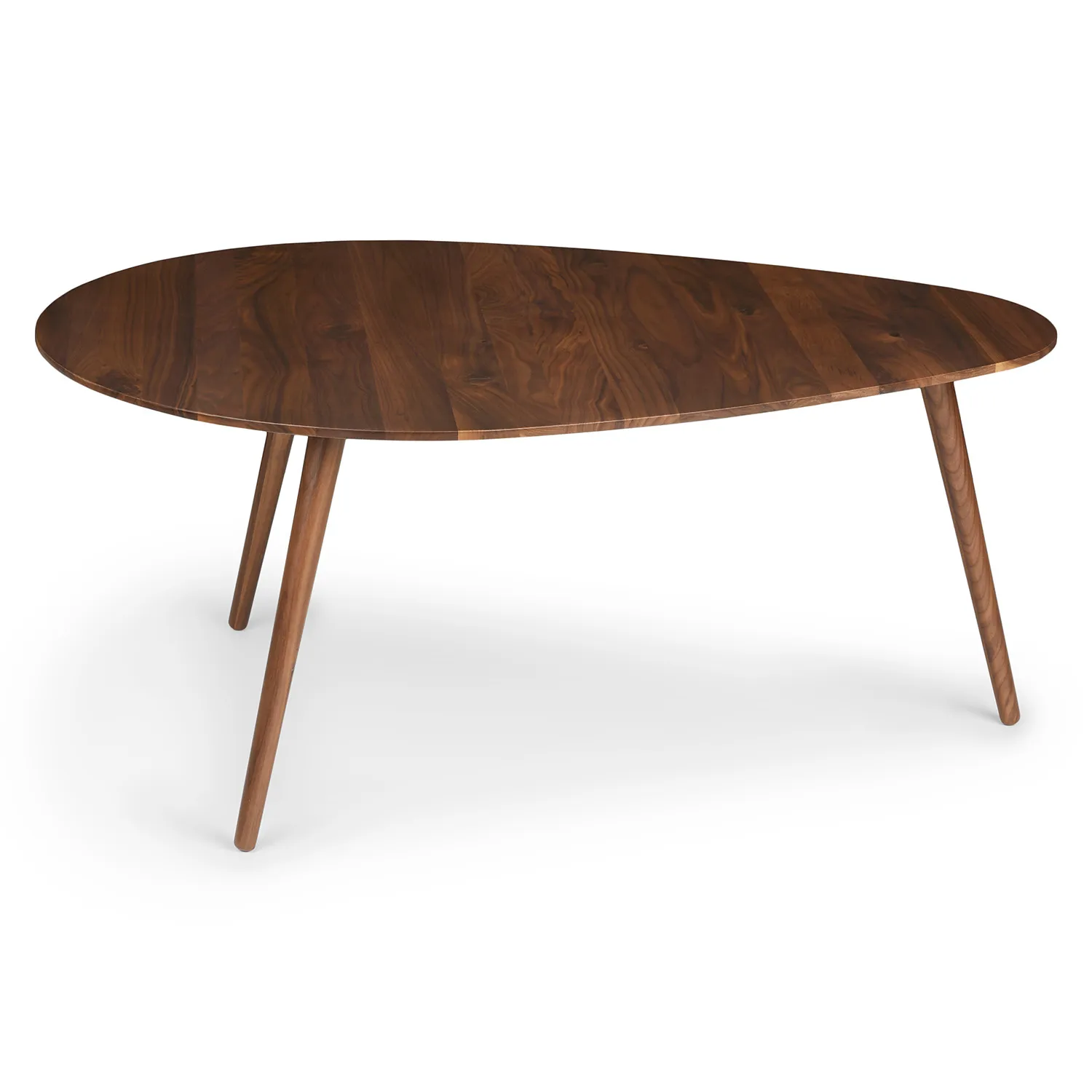 Amoeba 42.5_ Coffee Table - Walnut - Image 5