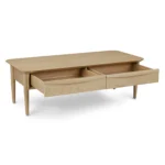 Lenia 46_ Storage Coffee Table - White Oak
