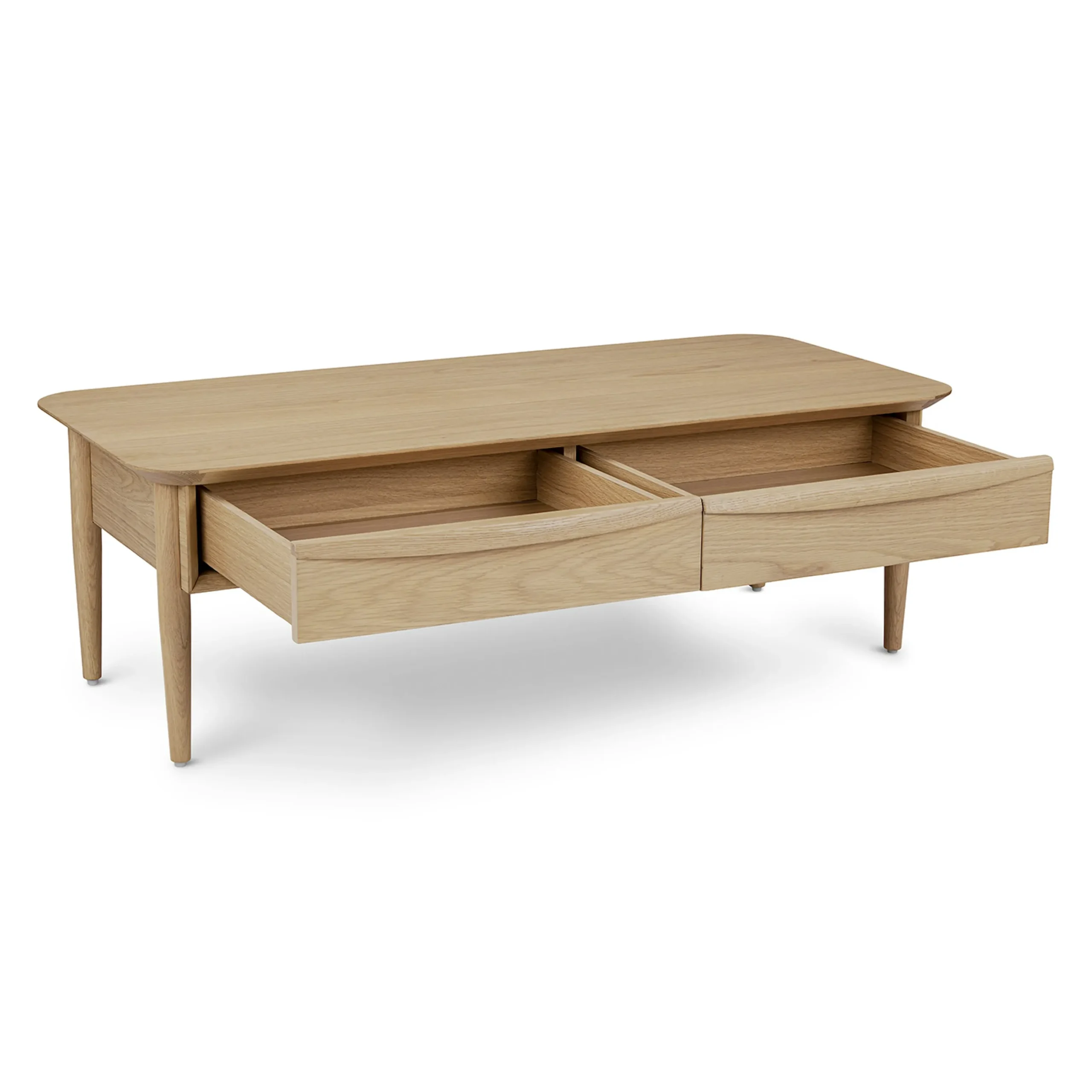 Lenia 46_ Storage Coffee Table - White Oak - Image 4
