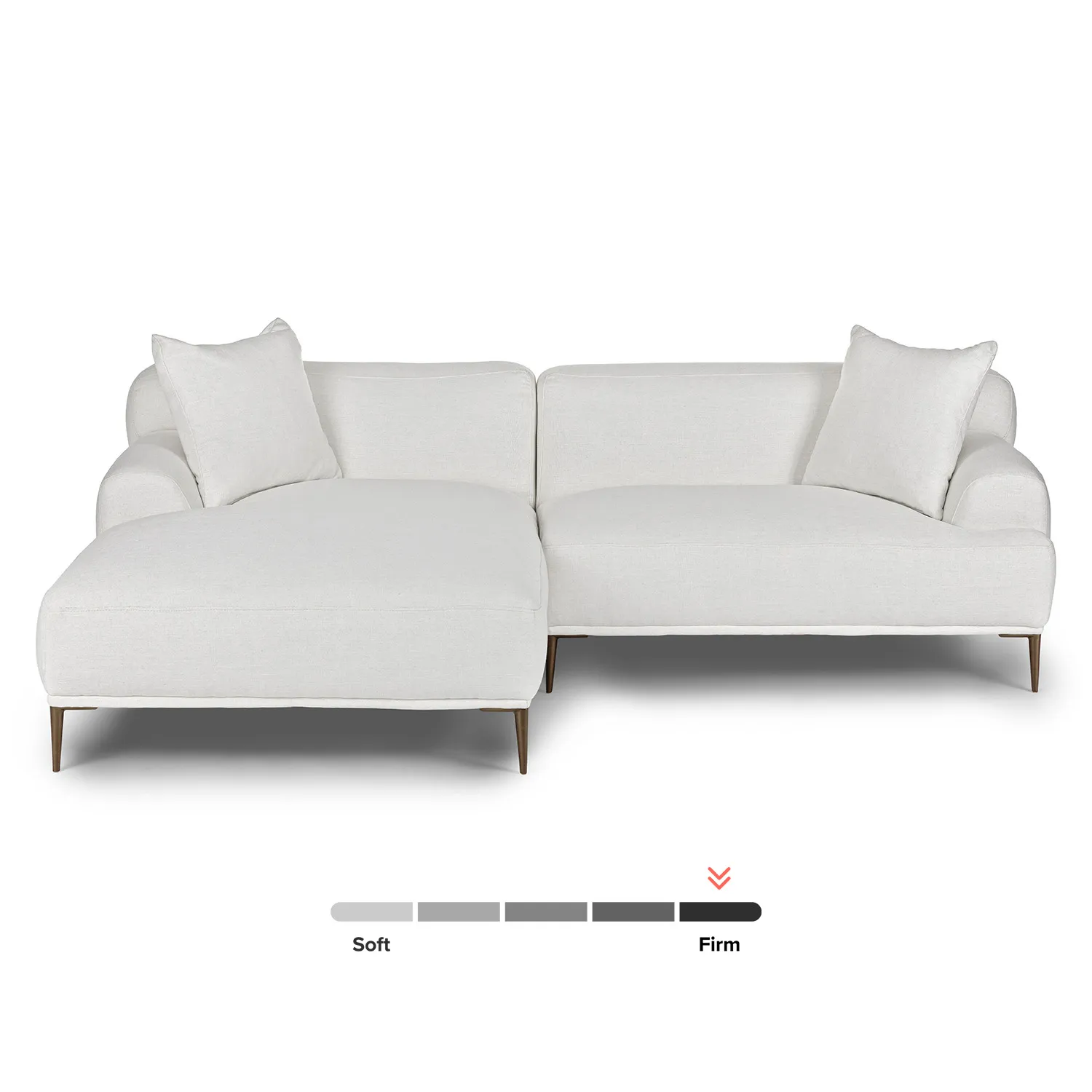 Abisko 94.5_ Left Sectional - Quartz White - Image 5