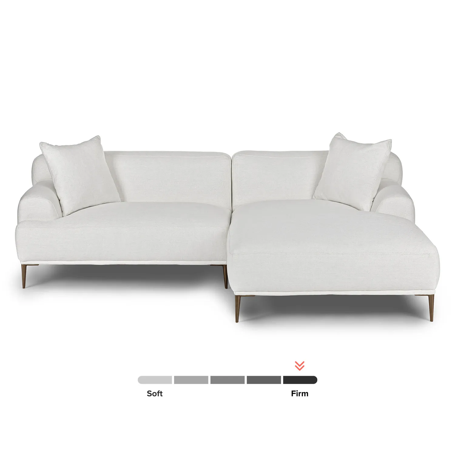 Abisko 94.5_ Right Sectional - Quartz White - Image 5