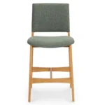 Nosh Counter Stool - Oak and Ratine Green