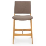 Nosh Counter Stool - Oak and Ratine Brown