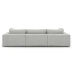 Beta 129.5_ Modular U Sectional - Welsh Gray