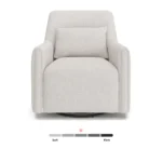 Winslow 29.5_ Swivel Glider Chair - Napa White