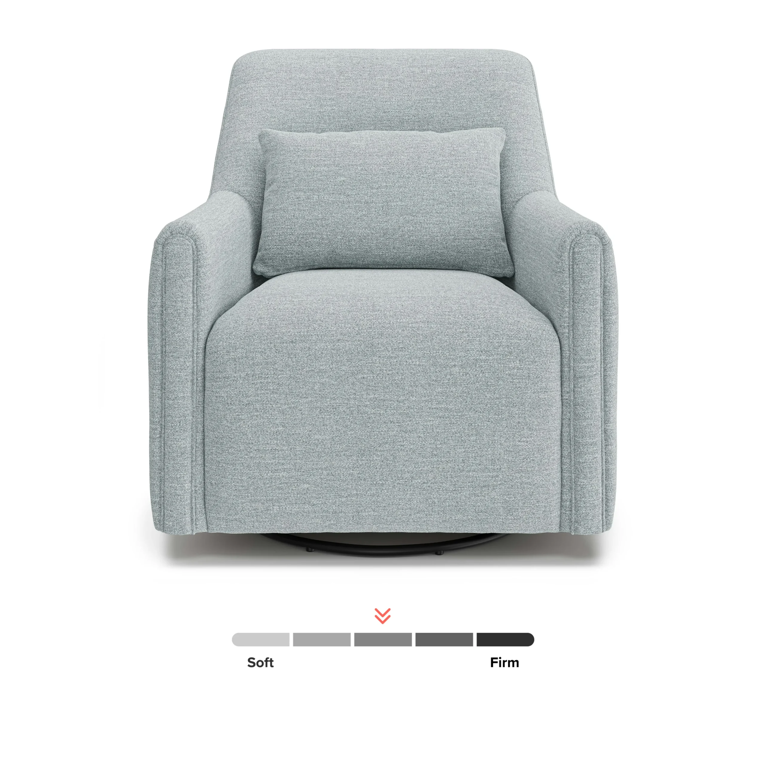 Winslow 29.5_ Swivel Glider Chair - Harbor Gray - Image 6