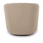 Turoy 32.5_ Swivel Lounge Chair - Lunaria Sandstone Bouclé