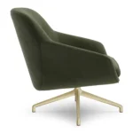 Sterling 33_ Velvet Swivel Chair - Hale Fir Green