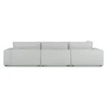 Beta 133.5_ Left Modular Sectional - Welsh Gray