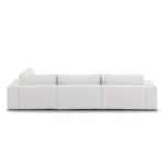 Beta 133.5_ Modular L Sectional - Quartz White