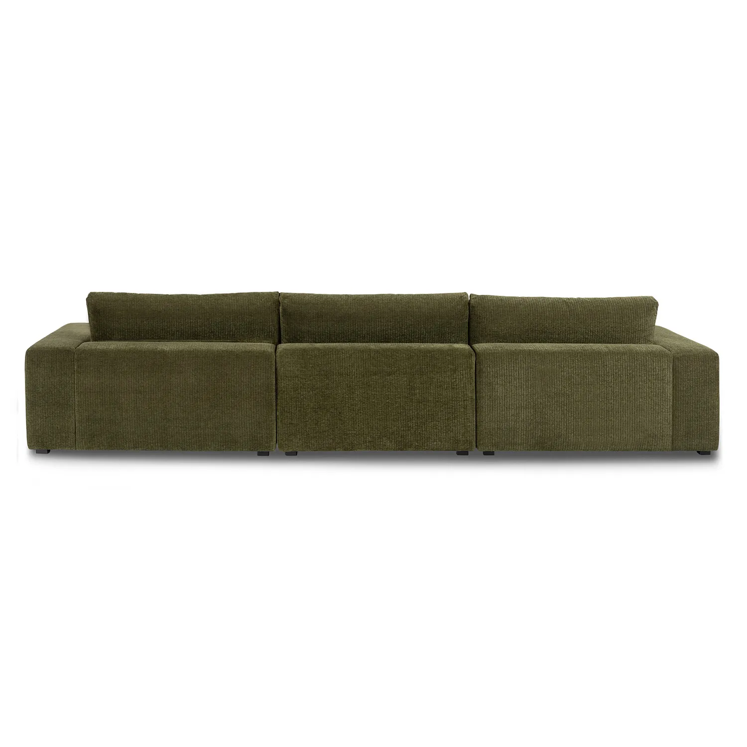 Beta 137.5_ Left Modular Chaise Sectional - Cypress Green - Image 5