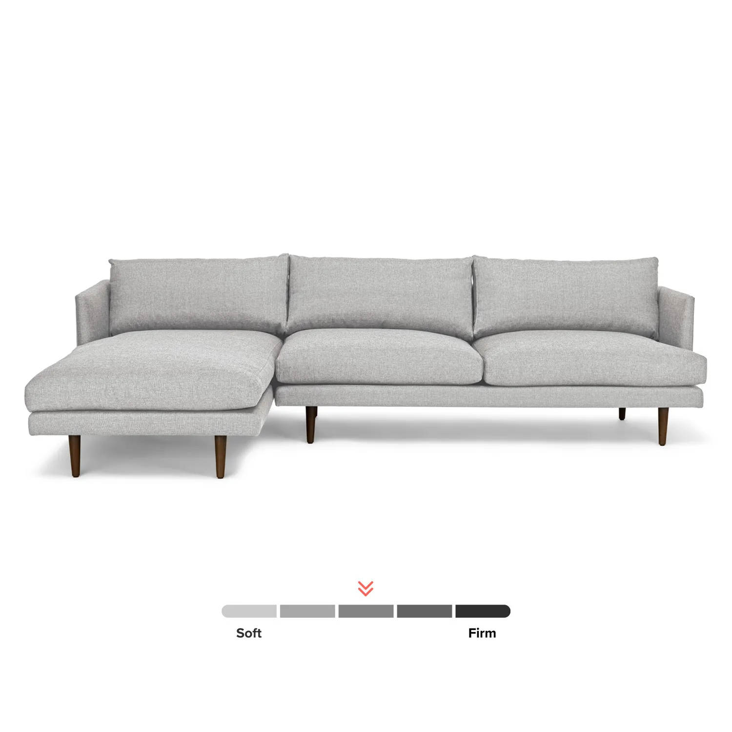 Burrard 112_ Left Sectional - Seasalt Gray - Image 5