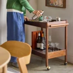 Cotu Bar Cart - Walnut