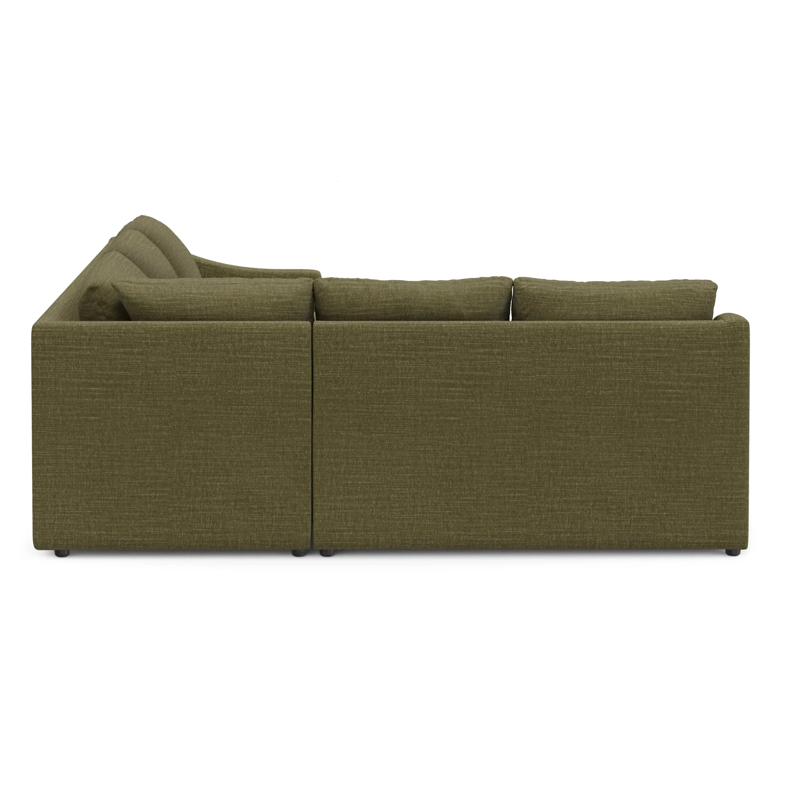 Landry 91_ Corner Sectional - Napa Moss - Image 5