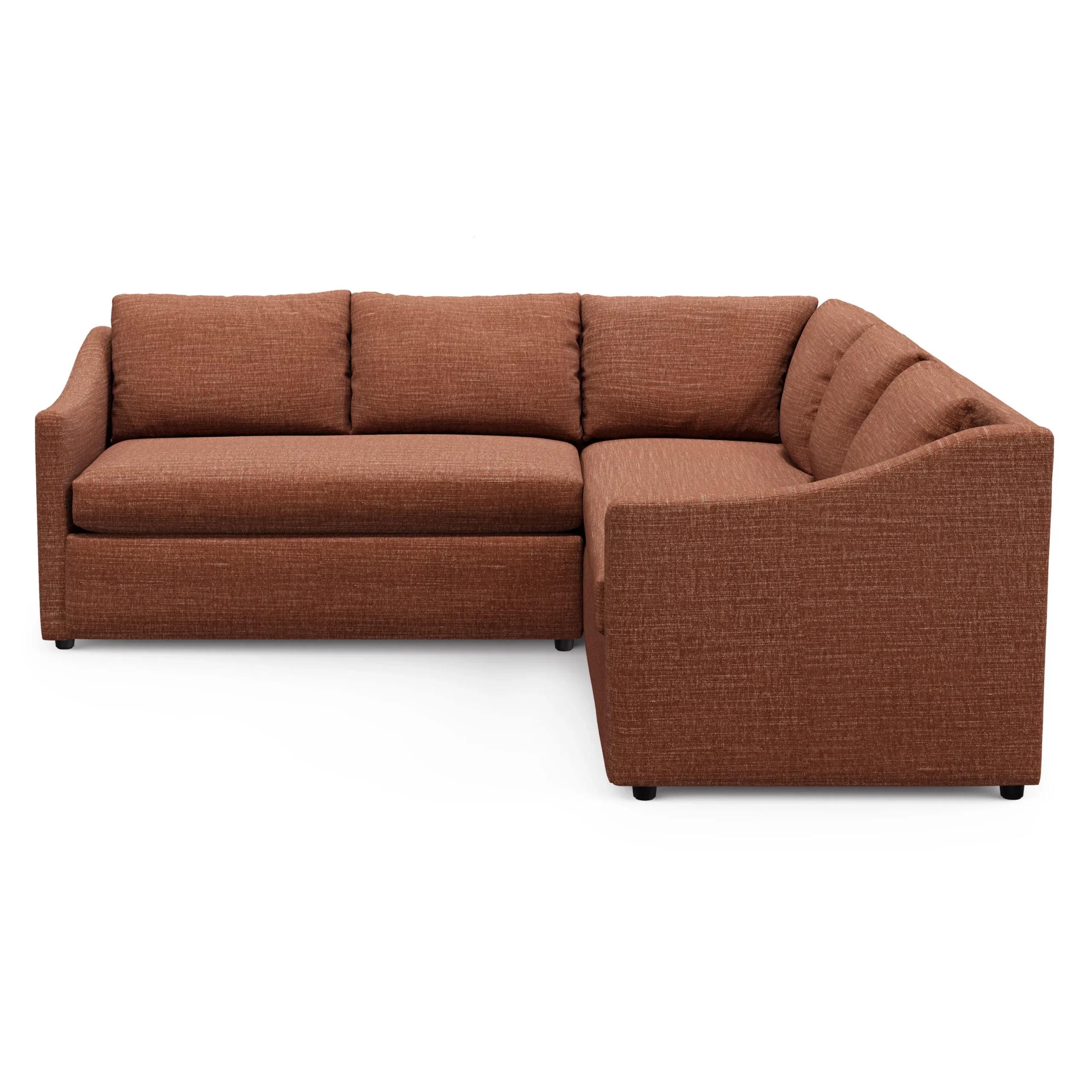 Landry 91_ Corner Sectional - Napa Rust - Image 5