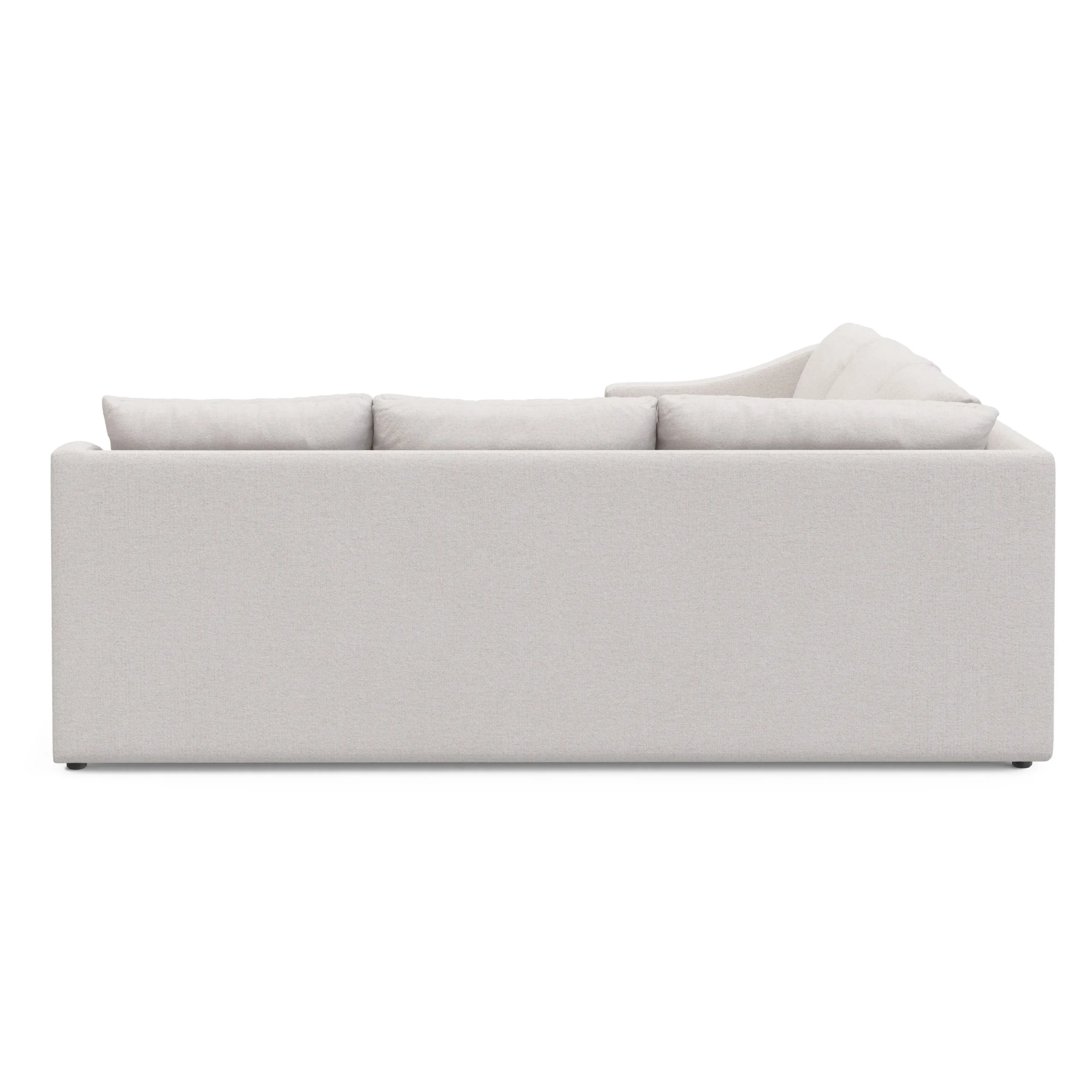 Landry 91_ Corner Sectional - Napa White - Image 5
