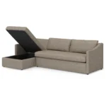 Landry 109_ Left Storage Sleeper Sectional - Napa Taupe