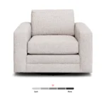 Riley 42_ Grand Swivel Chair - Napa White